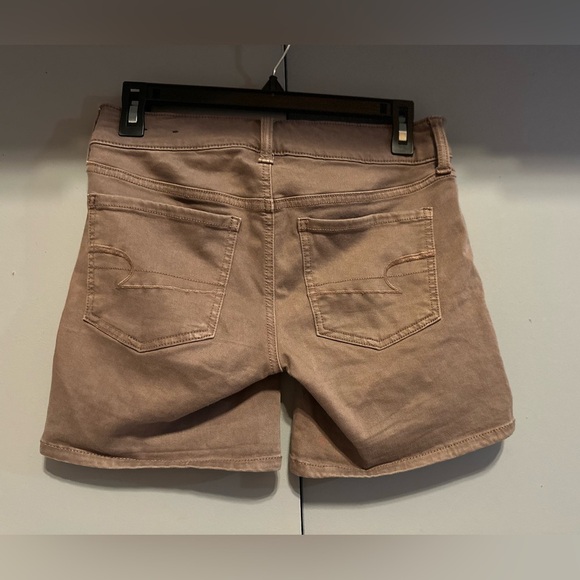 American Eagle Outfitters - Brown/Purple Midi Length Shorts (Size 4) - Picture 5 of 9